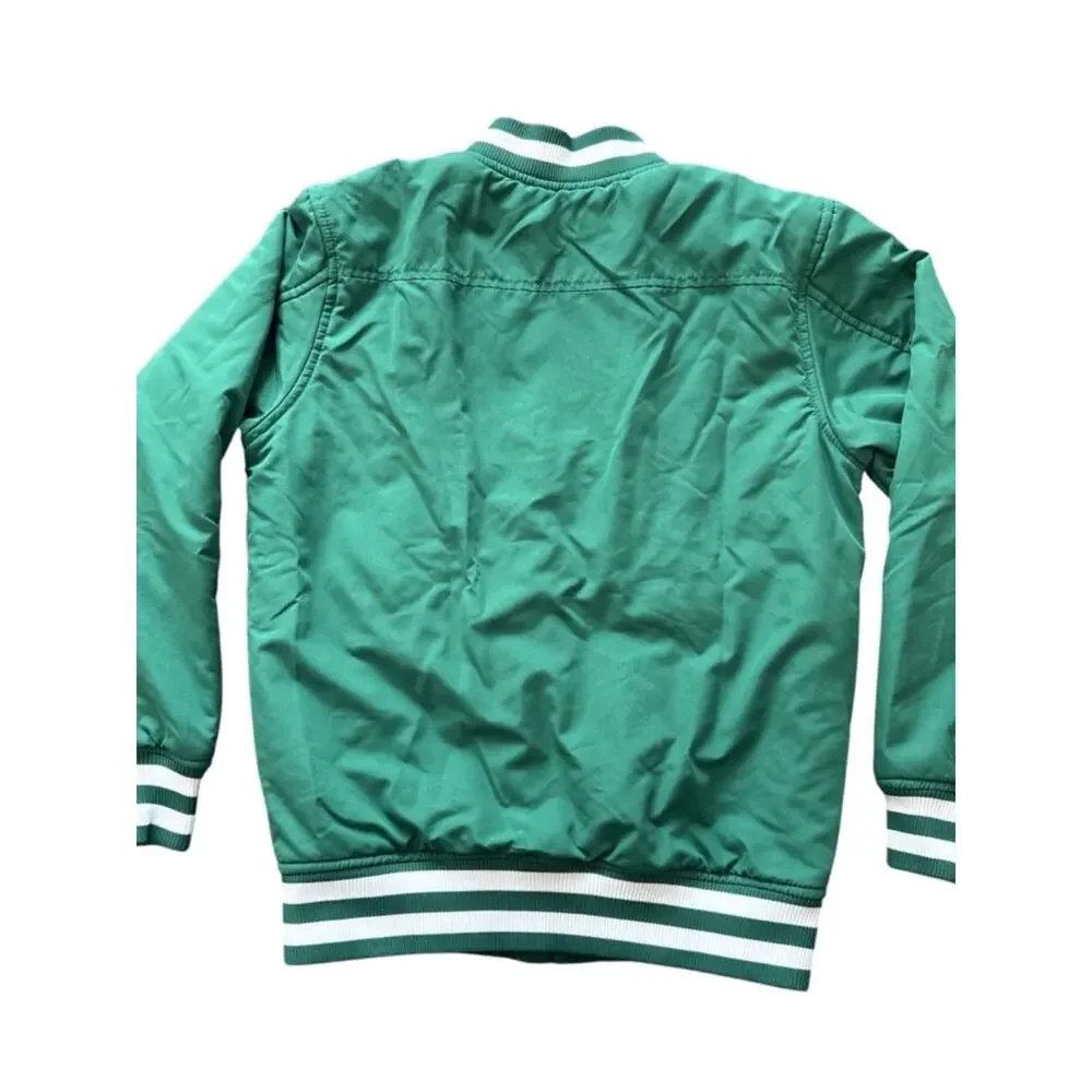 Old Navy Boys Bomber Varsity Jacket Patch Large 10-12